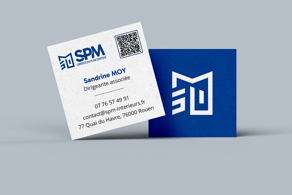 SPM mockup carte de visite