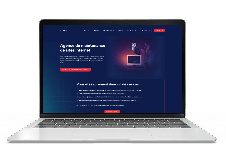 tytae maintenance de site web
