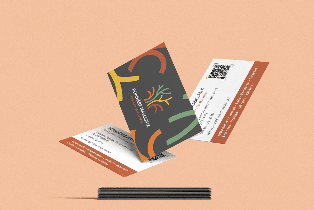 Carte de visite Pépinière Masclaux