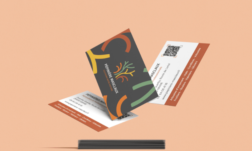 Projet de logo pour la pépinière Masclaux à Grane